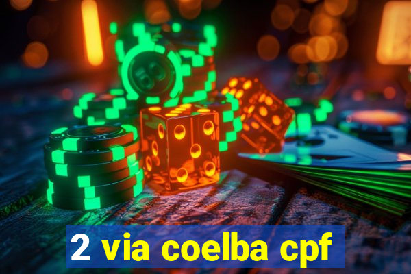 2 via coelba cpf